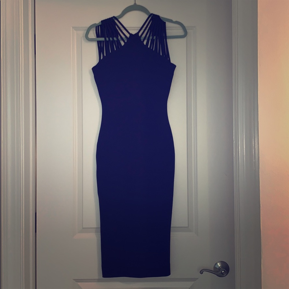 Dress the Population Navy Sheath Dress sz small